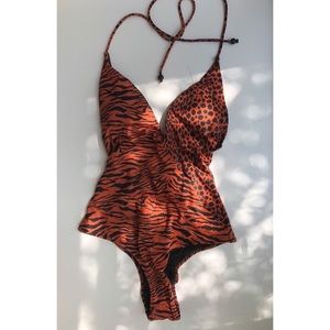 Victoria’s Secret animal print one piece swimsuit